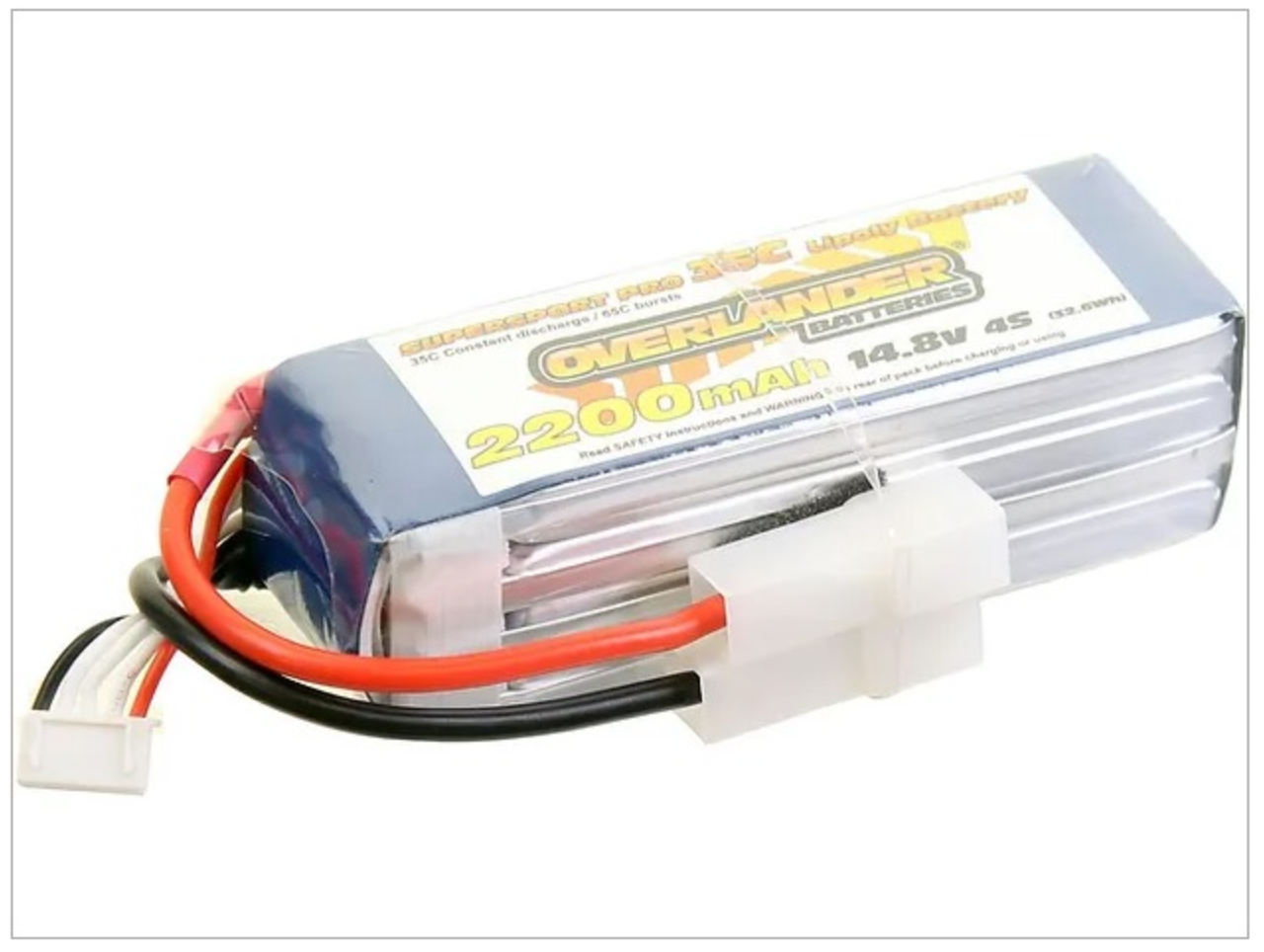 Overlander Lipo Battery 14.8V 4S 2200mAh